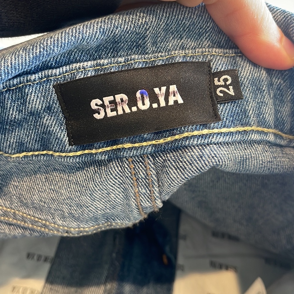 NWT SER.O.YA Women's Holly Denim Skirt size 25‎ - Picture 8 of 15
